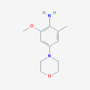 2-Methoxy-6-methyl-4-morpholin-4-yl-phenylamine
