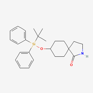 8-((Tert-butyldiphenylsilyl)oxy)-2-azaspiro[4.5]decan-1-one