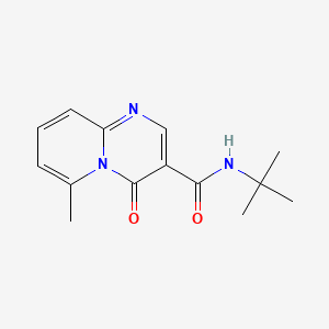 4H-Pyrido(1,2-a)pyrimidine-3-carboxamide, N-(1,1-dimethylethyl)-6-methyl-4-oxo-