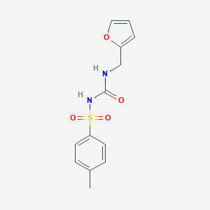 molecular formula C13H14N2O4S B008300 1-Furfuryl-3-(P-Tolylsulfonyl)-Urea CAS No. 100796-22-3