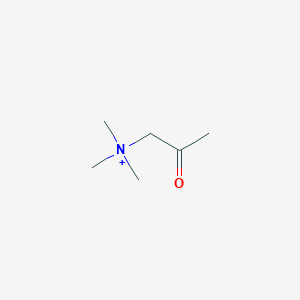 molecular formula C6H14NO+ B083000 Acetonyltrimethylammonium CAS No. 13429-97-5