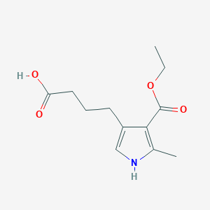 4-(4-(ethoxycarbonyl)-5-methyl-1H-pyrrol-3-yl)butanoic acid