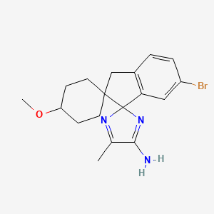 6'-Bromo-4-methoxy-5''-methyl-3'H-dispiro[cyclohexane-1,2'-indene-1',2''-imidazol]-4''-amine