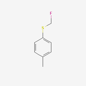 molecular formula C8H9FS B8300210 Fluoromethyl p-toluene sulfide 