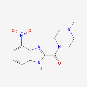 (4-methyl-piperazin-1-yl)-(4-nitro-1H-benzoimidazol-2-yl)-methanone