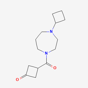 3-[(4-Cyclobutyl-1,4-diazepan-1-yl)carbonyl]cyclobutanone