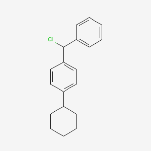 4-Cyclohexylphenyl-phenylchloromethane