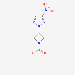 tert-Butyl 3-(3-Nitro-1H-pyrazol-1-yl)azetidine-1-carboxylate
