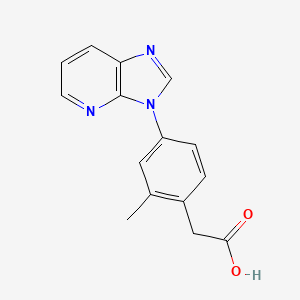 (4-Imidazo[4,5-b]pyridin-3-yl-2-methyl-phenyl)-acetic acid