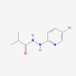 isobutyric acid N'-(5-bromo-pyridin-2-yl)-hydrazide