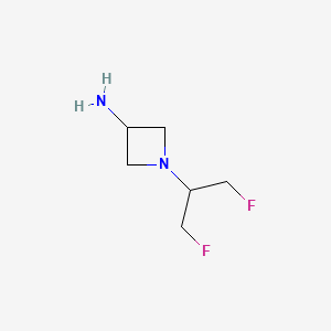 1-(1,3-Difluoropropan-2-yl)azetidin-3-amine