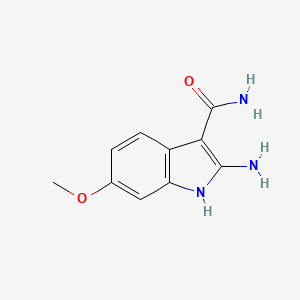 2-Amino-6-methoxyindole-3-carboxamide