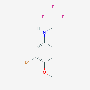 2-Methoxy-5-(2,2,2-trifluoroethylamino)bromobenzene