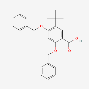 2,4-Bis-benzyloxy-5-tert-butyl-benzoic acid