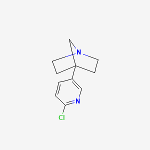 4-(6-Chloro-3-pyridyl)-1-azabicyclo[2.2.1]heptane