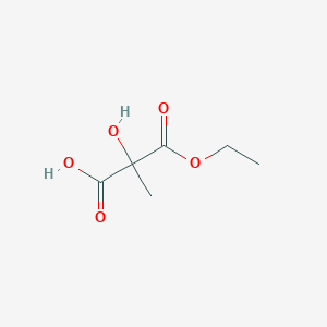 molecular formula C6H10O5 B8300689 Propanedioic acid, 2-hydroxy-2-methyl-, 1-ethyl ester CAS No. 889460-07-5