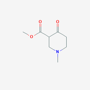 molecular formula C8H13NO3 B083010 Methyl 1-methyl-4-oxopiperidine-3-carboxylate CAS No. 13221-89-1