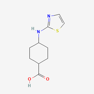 molecular formula C10H14N2O2S B8301087 cis-4-(Thiazol-2-ylamino)cyclohexanecarboxylic acid 
