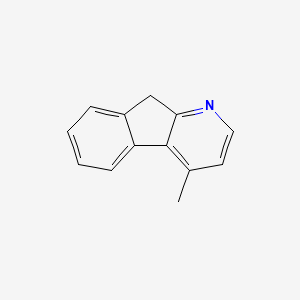 molecular formula C13H11N B8301178 4-methyl-9H-indeno[2,1-b]pyridine 
