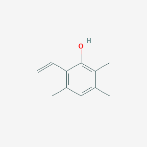 molecular formula C11H14O B8301196 2,3,5-Trimethyl-6-vinylphenol 