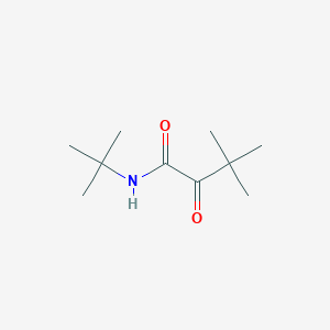 molecular formula C10H19NO2 B8301204 N-tert-Butyl-3,3-dimethyl-2-oxobutanamide CAS No. 69635-32-1