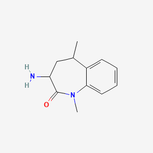 3-amino-1,5-dimethyl-1,3,4,5-tetrahydro-2H-1-benzazepin-2-one