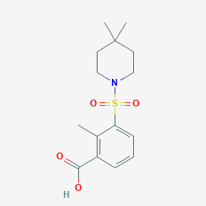 5-(4,4-Dimethylpiperidinosulfonyl)-6-methylbenzoic acid