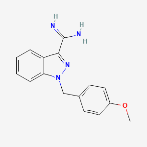 1-(4-methoxybenzyl)-1H-indazole-3-carboximidamide