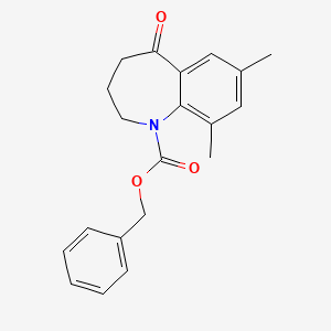 Benzyl 7,9-dimethyl-5-oxo-2,3,4,5-tetrahydro-1H-benzo[b]azepine-1-carboxylate