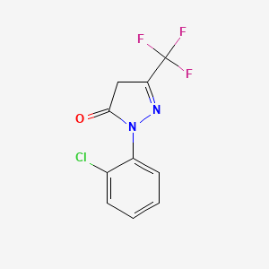 2,4-dihydro-2-(2-chlorophenyl)-5-trifluoromethyl-3H-pyrazol-3-one