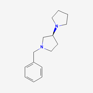 molecular formula C15H22N2 B8301363 (S)-1-benzyl-3-(1-pyrrolidinyl)pyrrolidine 