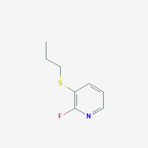 2-Fluoro-3-(propylthio)pyridine