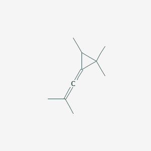 molecular formula C10H16 B083014 Cyclopropane, trimethyl(2-methyl-1-propenylidene)- CAS No. 14803-30-6