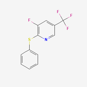 3-Fluoro-2-phenylthio-5-trifluoromethylpyridine