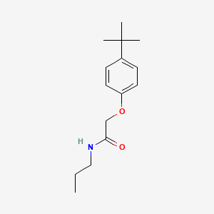 molecular formula C15H23NO2 B8301452 2-(4-tert-butylphenoxy)-N-propylacetamide 
