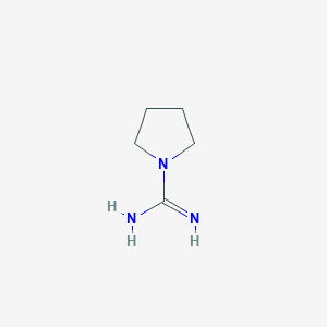 molecular formula C5H11N3 B083018 Pyrrolidine-1-carboximidamide CAS No. 13932-58-6