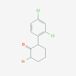 2-Bromo-6-(2,4-dichloro-phenyl)-cyclohexanone