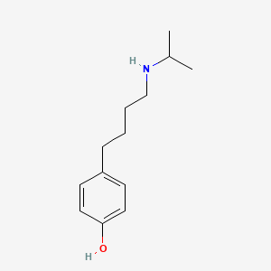 4-[4-(1-Methylethyl)aminobutyl]phenol
