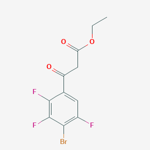 Ethyl 4-bromo-2,3,5-trifluorobenzoylacetate