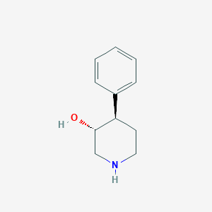 molecular formula C11H15NO B8301887 Rel-(3R,4R)-4-phenylpiperidin-3-ol 
