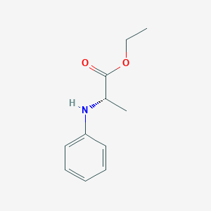 molecular formula C11H15NO2 B8302212 Ethyl N-phenylalaninate 