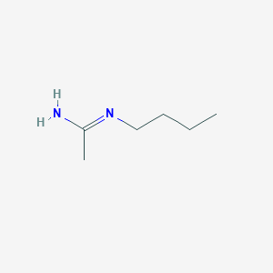 molecular formula C6H14N2 B8302413 N-butyl-acetamidine 