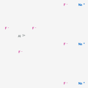 molecular formula AlF6Na3 B083025 Trisodium hexafluoroaluminate CAS No. 13775-53-6