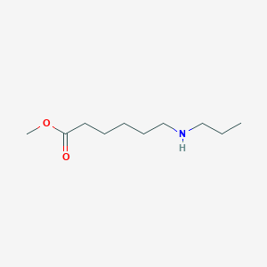 molecular formula C10H21NO2 B8302590 Methyl 6-propylamino-hexanoate 