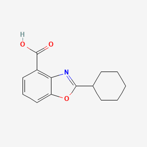 2-Cyclohexylbenzoxazole-4-carboxylic acid