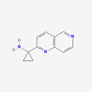 1-(1,6-Naphthyridin-2-yl)cyclopropanamine