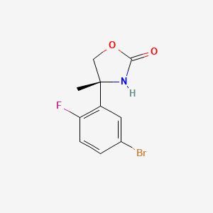 (R)-4-(5-bromo-2-fluoro-phenyl)-4-methyl-oxazolidin-2-one