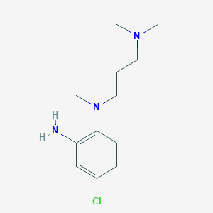 4-chloro-N1-(3-(dimethylamino)propyl)-N1-methylbenzene-1,2-diamine