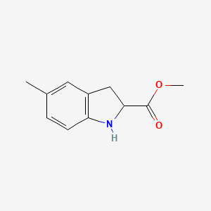 Methyl 5-methylindoline-2(r/s)-carboxylate