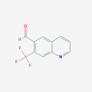 7-Trifluoromethyl-quinoline-6-carbaldehyde